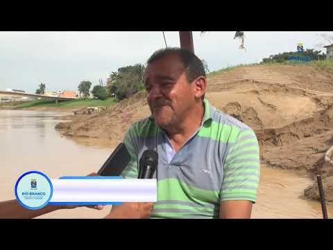 Escadarias dos portos de catraia são recuperadas pela Prefeitura de Rio Branco após enchentes