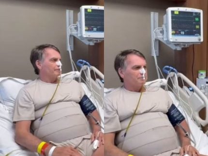 Bolsonaro permanece estável, com alimentação intravenosa e sem previsão de alta